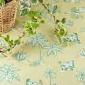 Nappe enduite Rêve d'Orient vert