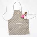 Tablier enfant beige et gris Déco