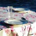 Belle nappe enduite et toile enduite en coton