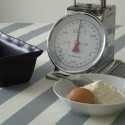Nappe tissu enduit en coton gris