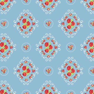 Nappe enduite Bijou bleu azur