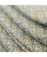 Nappe tissu enduit gris-beige largeur 180cm en 180x180, 180x250, 180x300