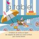 Nappe de table en coton enduit