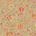 Tissu enduit Ombelle multicolore